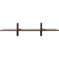 Noir Hylla Enkel 50 cm Mörkbetsad