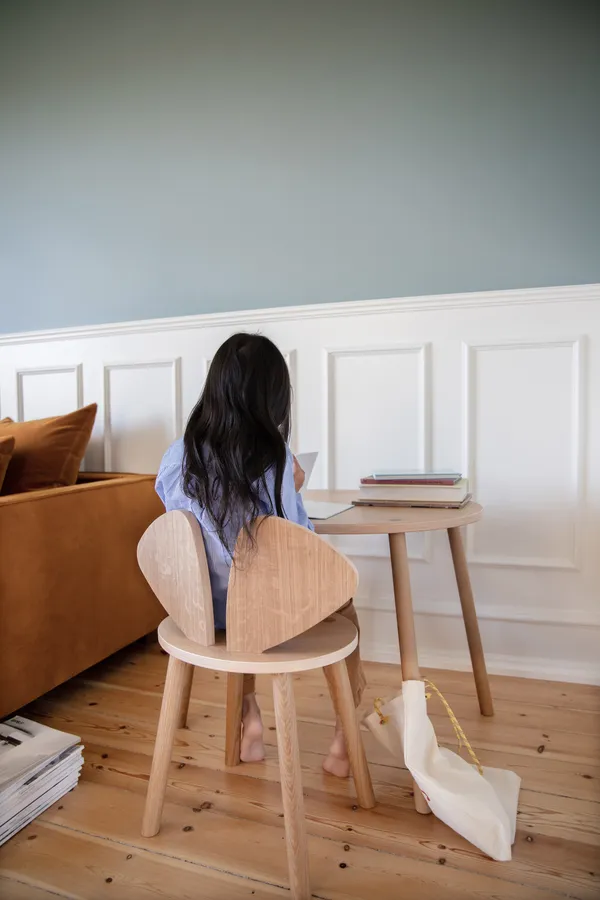 Mouse Sæt Børnestol + bord (6–10 år) Eg