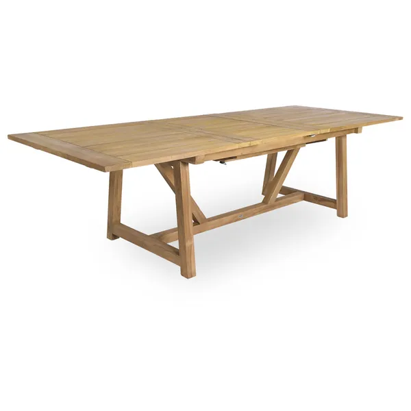 George Ruokapöytä Pidennettävä 100x200-280 cm Teak