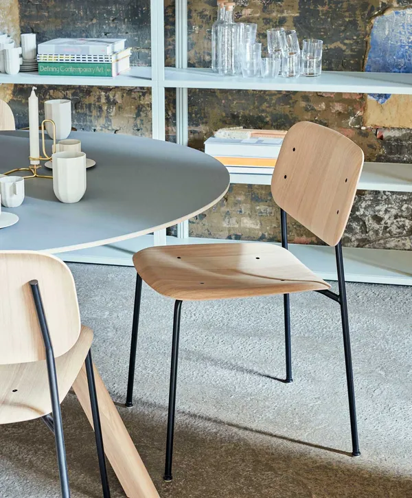 CPH 20 2.0 Bord Ø120 cm Vattenbaserad lackad Ek / Grå