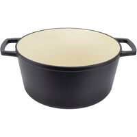 Gjutjärnsgryta 6 L Mattsvart