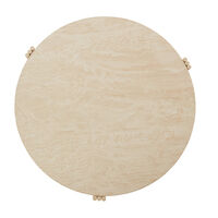 Tribus Sofabord Fremstillet af stål 80 cm Sand/Travertin