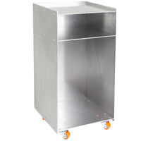 Rivet Rullebord med Hjul Aluminium