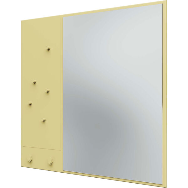 Memo Wall Mirror With Notice Board Camomile