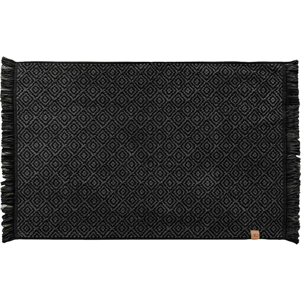Morocco Bademåtte 50x80 cm Offwhite / Chocolate
