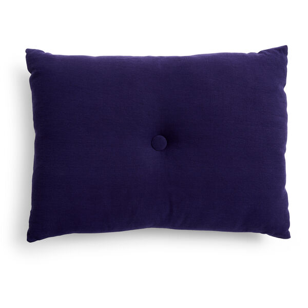 Dot Kudde Linen 45x60 cm Dark Blue