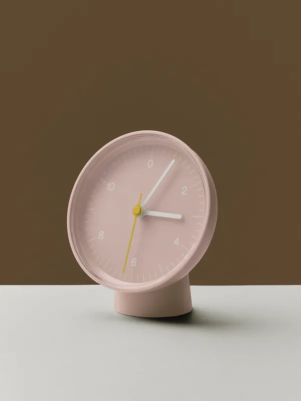Table Clock (Recycled) Pink