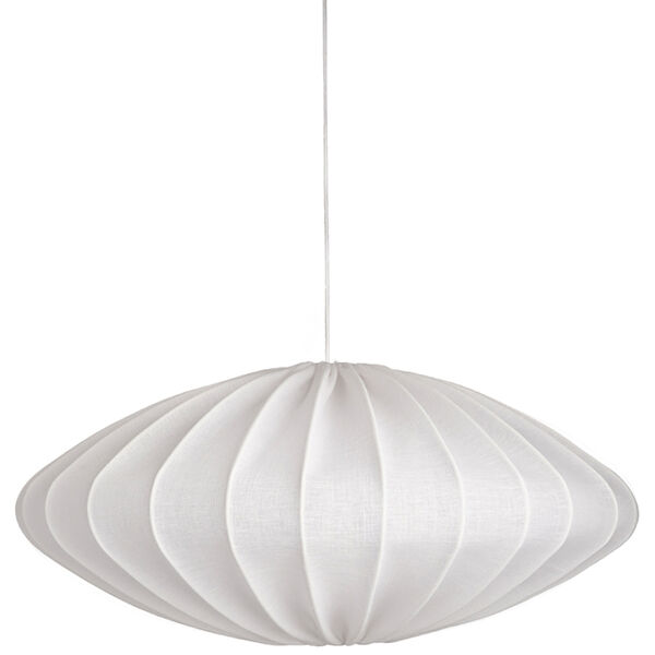 Ellipse 80 Pendel Hør Hvid