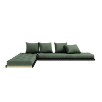 Chico Soffa Med Madrass 80x200 cm Olivgrön