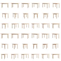 Wood Bord 90x160 cm Eik