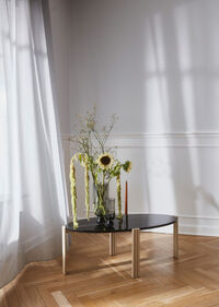 Tribus Sofabord Fremstillet af stål Oval Sort/Sand