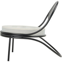 Copacabana Loungestol Sort / Leslie Stripe 020