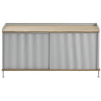 Enfold Skænk 45x124 cm Olieret Eg / Grå