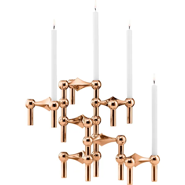 Nagel Lysestage Rose Gold
