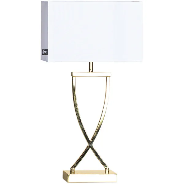 Omega Bordslampa 52 cm Mässing / Vit