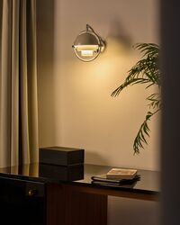 Multi-Lite Vägglampa White Semi Matt / Chrome