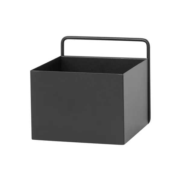 Wall Box Square Musta