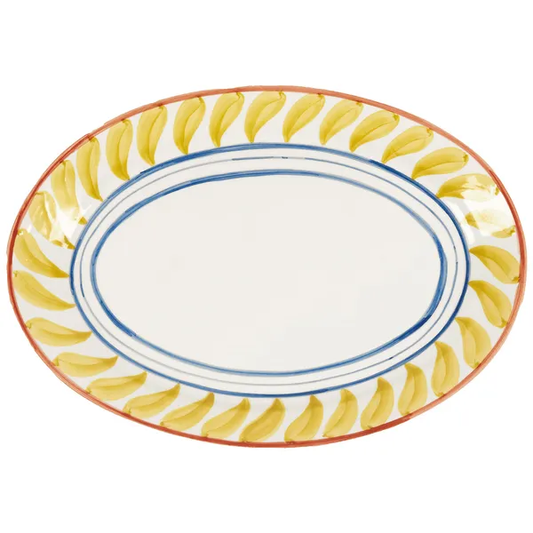 Swirl Serveringsfat 32 cm Gul
