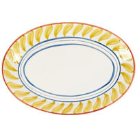 Swirl Serveringsfat 32 cm Gul