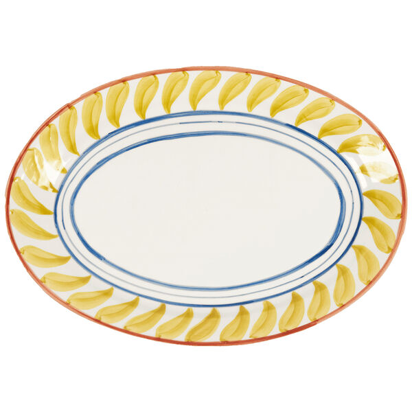Swirl Serveringsfad 32 cm Gult