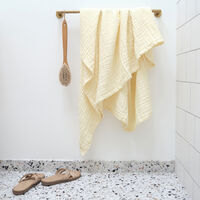 FINE Badehåndkle Pale Yellow