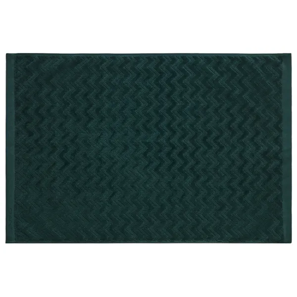 Jacquard Herringbone Kylpyhuonematto 60x90 cm Tartan Green