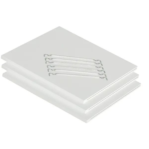 Wood Extra Hyllplan 5st Vit