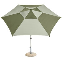 Terrazza Parasol Hexagon Green / Dark Green