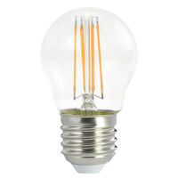 Filament LED E27 2700K 470lm 45W klotlampa