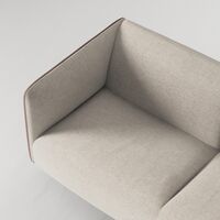 Urban 25-Sitssoffa Paneltyg Beige Breeze / Läder