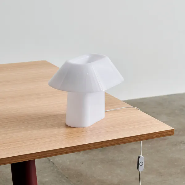 Drome Table Lamp Opal White