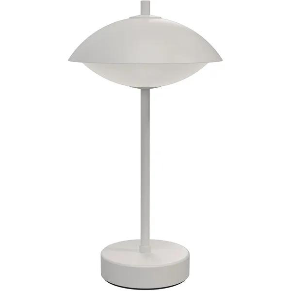 Clam Bordlampe Bærbar Hvit