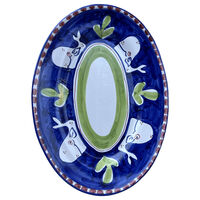 Amalfi Serveringsfat 37 cm Blå