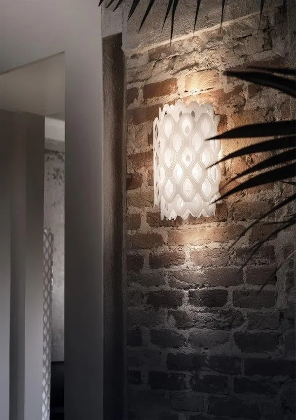 Charlotte Applique Væglampe Hvid