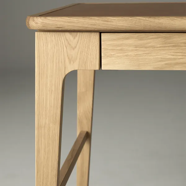 Höllviken Desk White Pigmented Oak