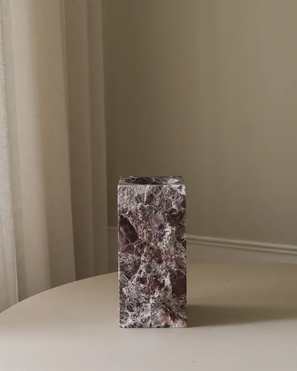 Edge Vase Large Rosso Levanto