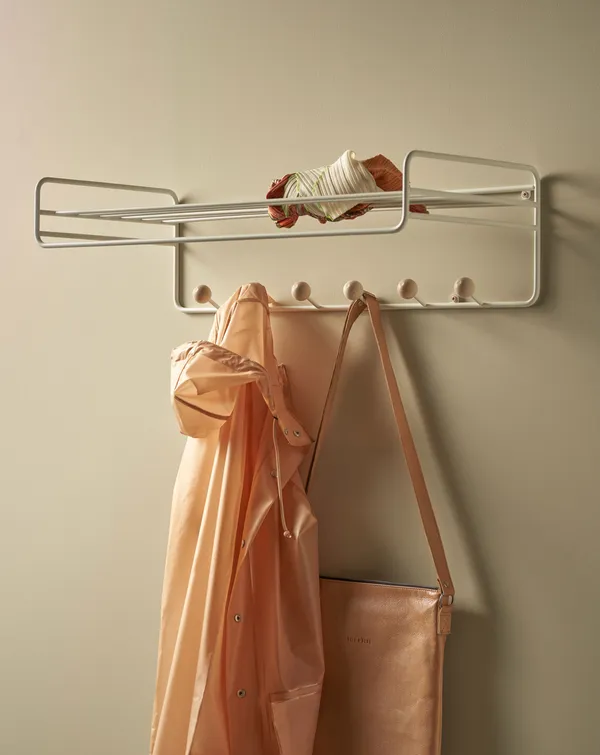 Bill Hattehylde 71 cm Hvid / Birk