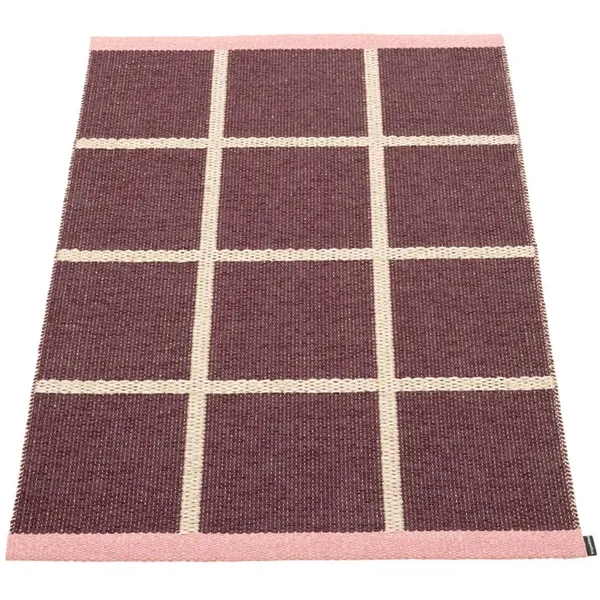 Criss Pop Plastmatte 70x100 cm Burgundy / Cream / Piglet