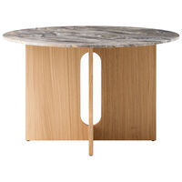 Androgyne Spisebord Ø120 cm Naturlig Eg / Grey Galaxy