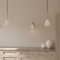 Anoli Spot Surface Vegg-/Taklampe Hvit / Nordic Gold
