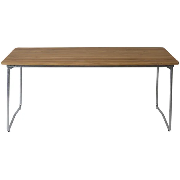 B31 Bord 92x170 cm Obehandlad Teak / Varmförzinkat Stål