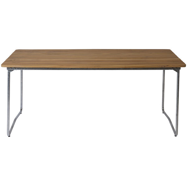 B31 Bord 92x170 cm Ubehandlet Teak / Varmgalvanisert Stål
