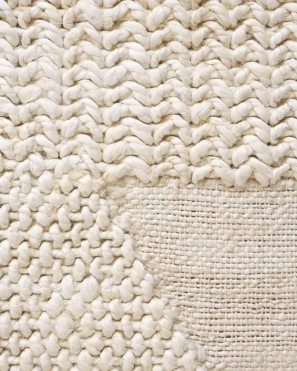 Knotty Tæppe 170x240 cm Hvidt