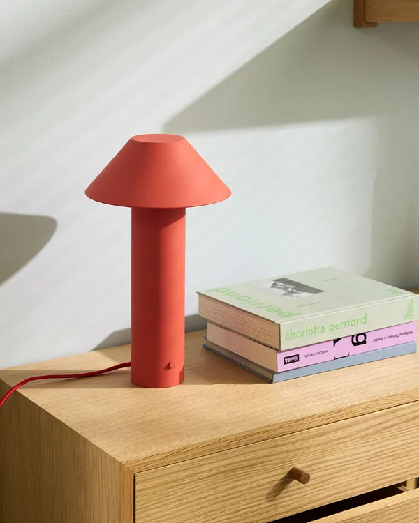 Tower Table Lamp Red