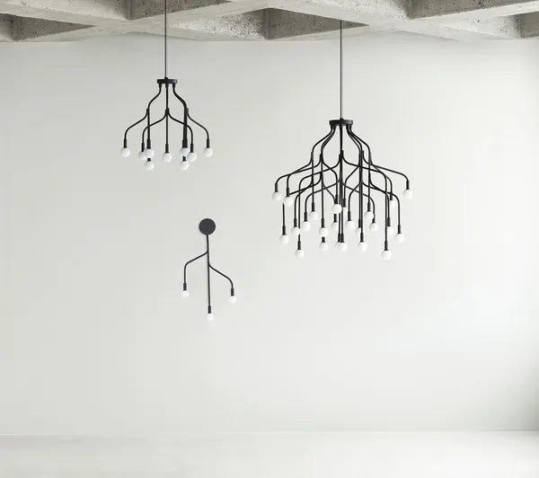 Vekst Taklampa Svart Ø62 cm
