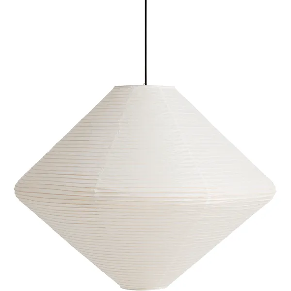 Paper Shade Diamond 80 Lampeskærm Classic White