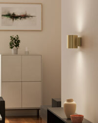 Evoke Vägglampa 120 mm Satin Brass