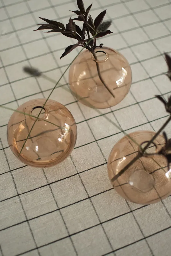 Ball Vas Ø10 cm Beige