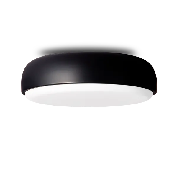 Over Me Væg/Loftlampe Ø50 Mat Sort