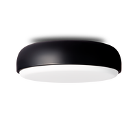 Over Me Væg/Loftlampe Ø50 Mat Sort